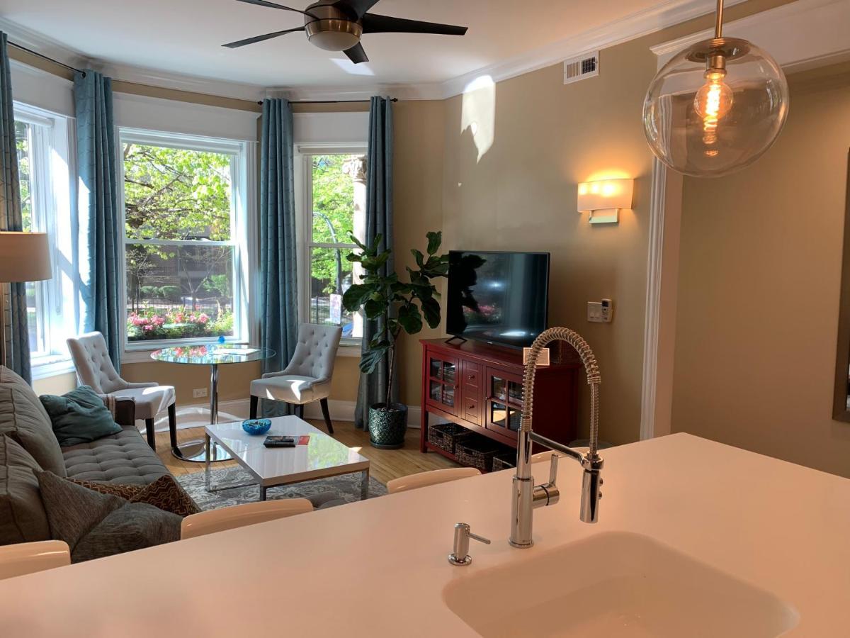 1F Cozy Home In Little Italy Near Downtown West Loop United Center Chicago Luaran gambar